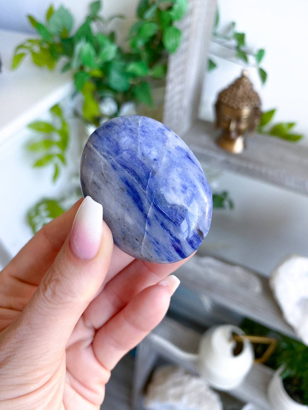 Small, Beautiful Afghanite Palm Stone