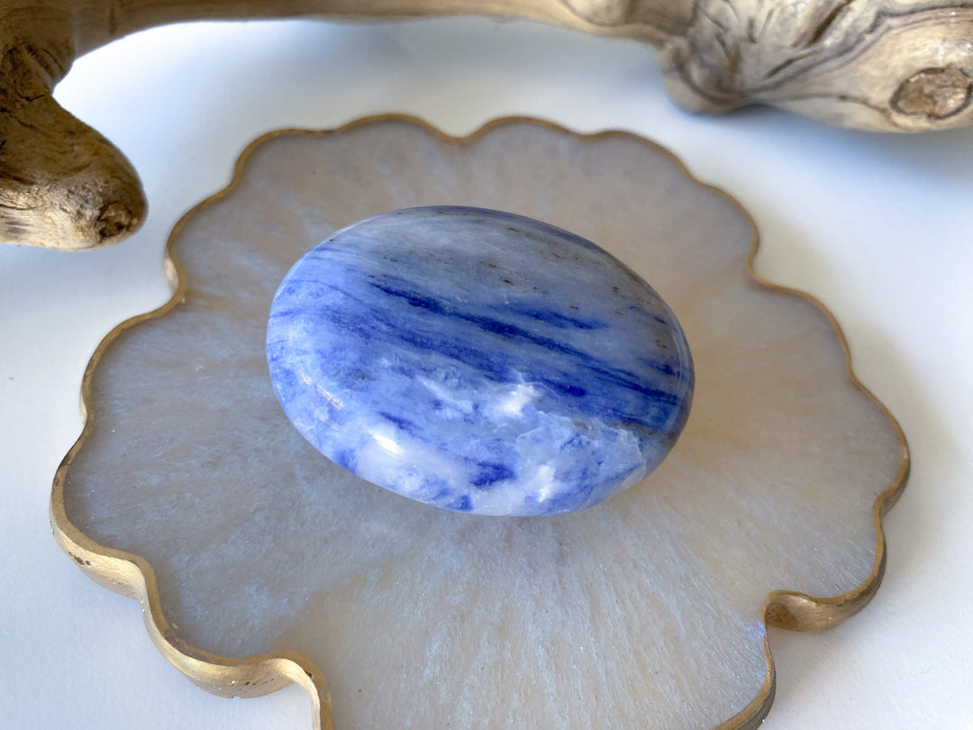 Small, Beautiful Afghanite Palm Stone