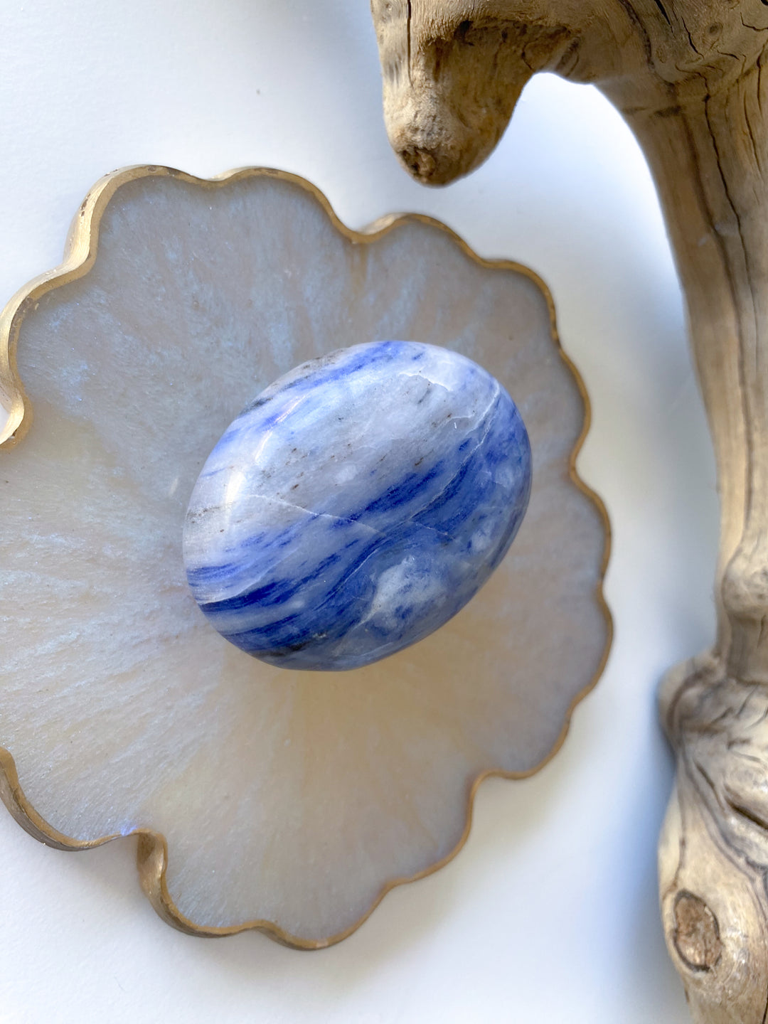 Small, Beautiful Afghanite Palm Stone