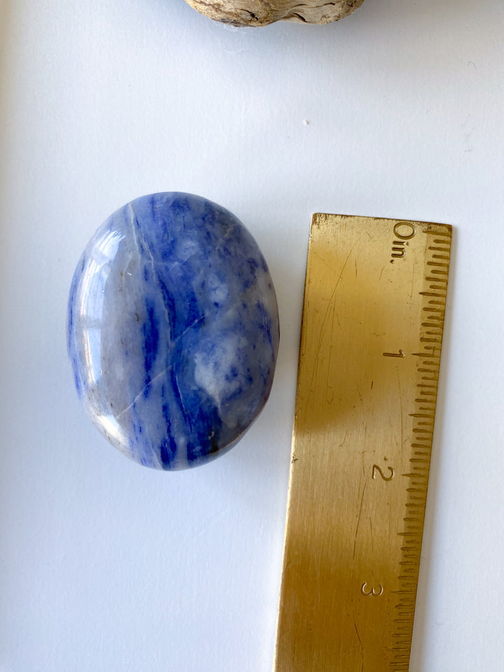 Small, Beautiful Afghanite Palm Stone