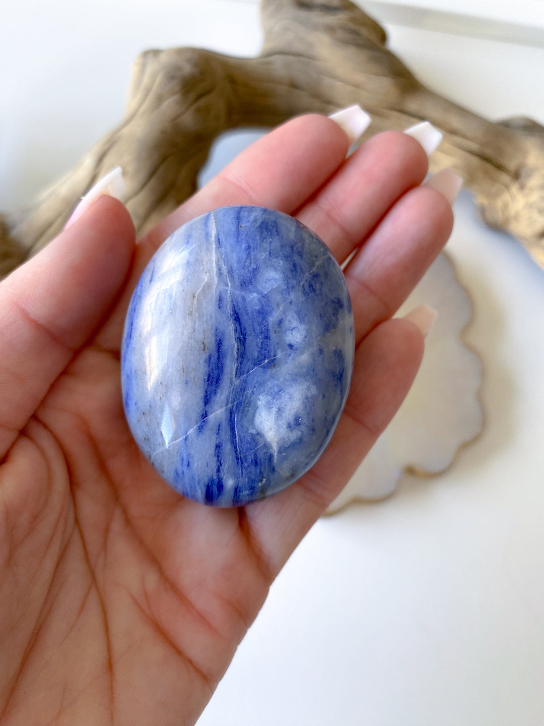 Small, Beautiful Afghanite Palm Stone