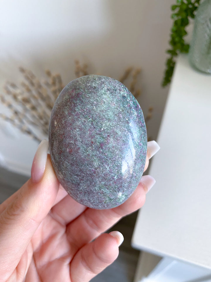 Ruby Fuchsite Palm #1