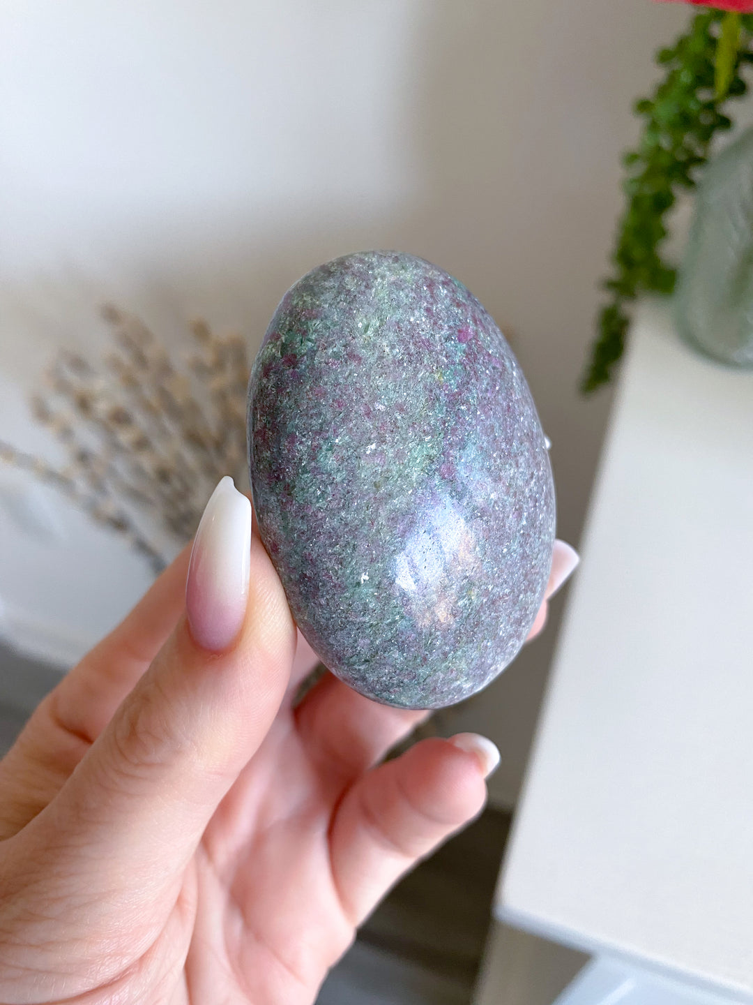 Ruby Fuchsite Palm #1