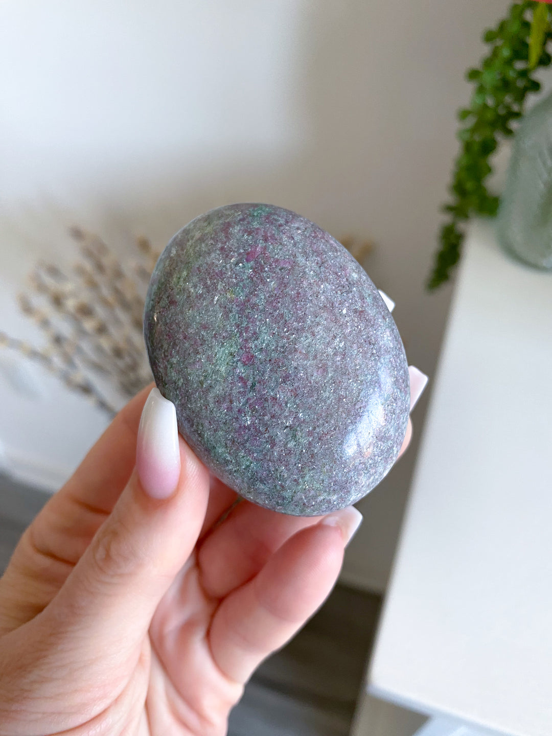 Ruby Fuchsite Palm #1