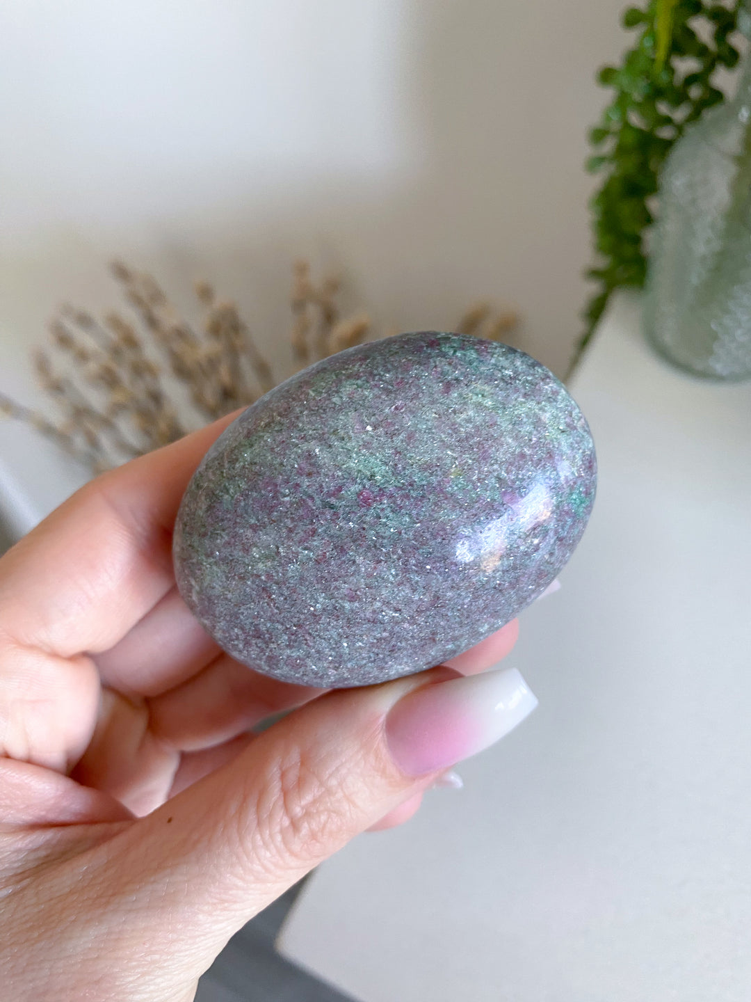 Ruby Fuchsite Palm #1