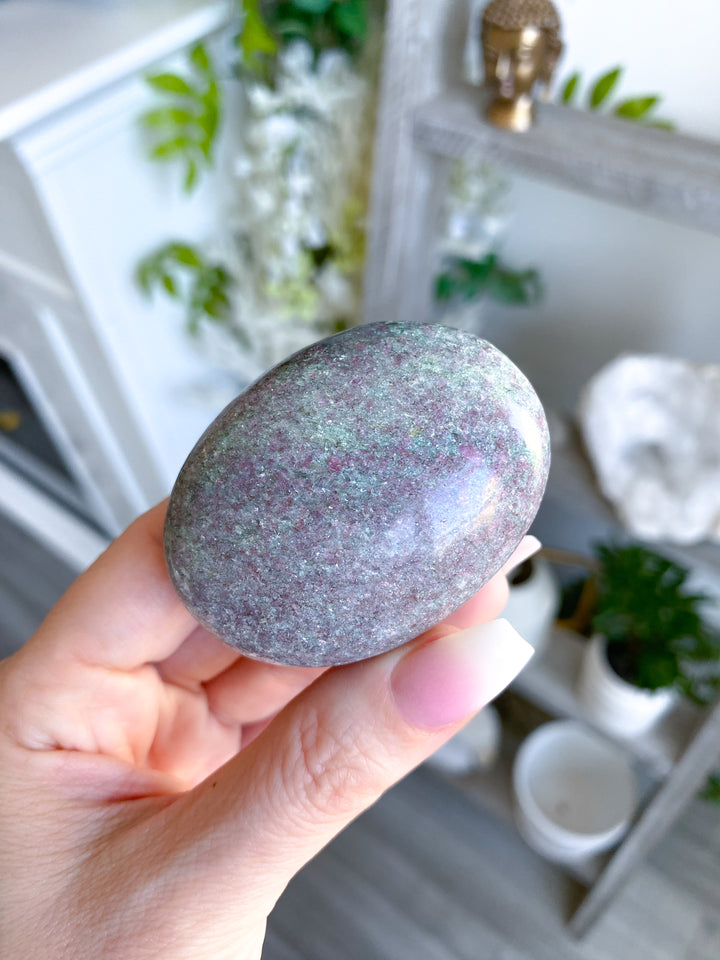 Ruby Fuchsite Palm #1