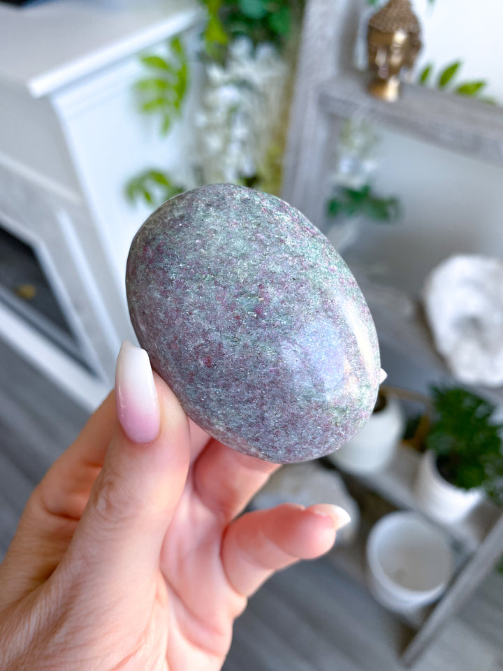 Ruby Fuchsite Palm #1