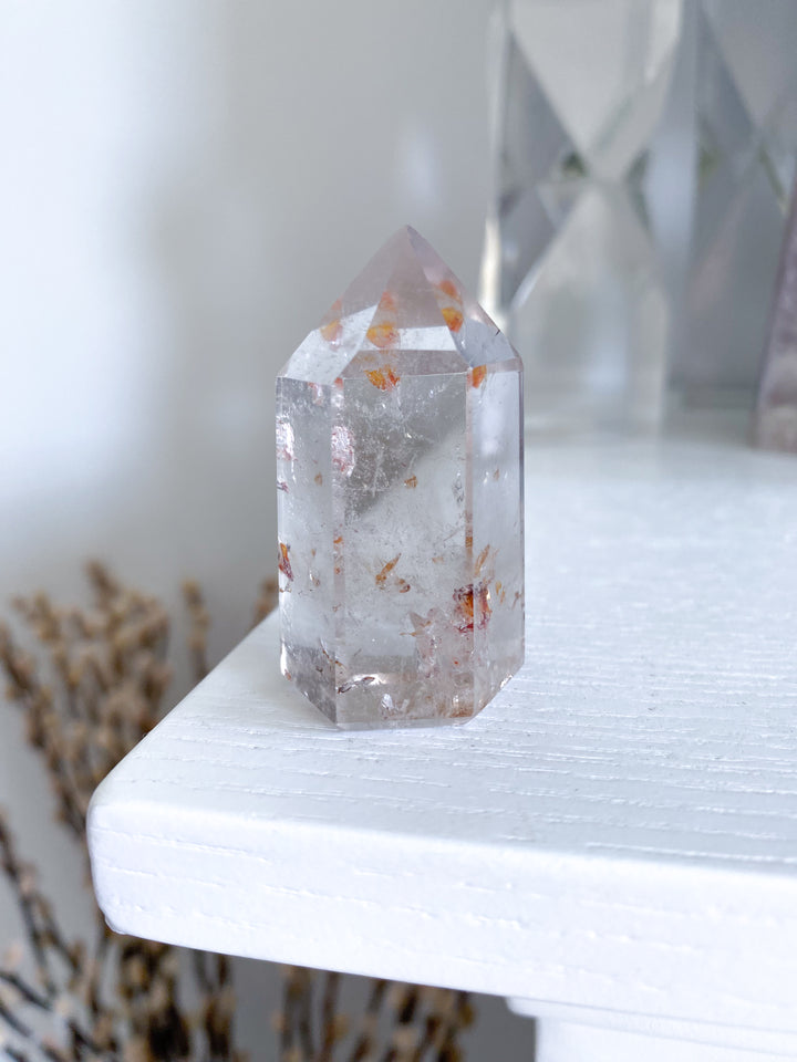 Natural Citrine Tower Point - Attract Wealth
