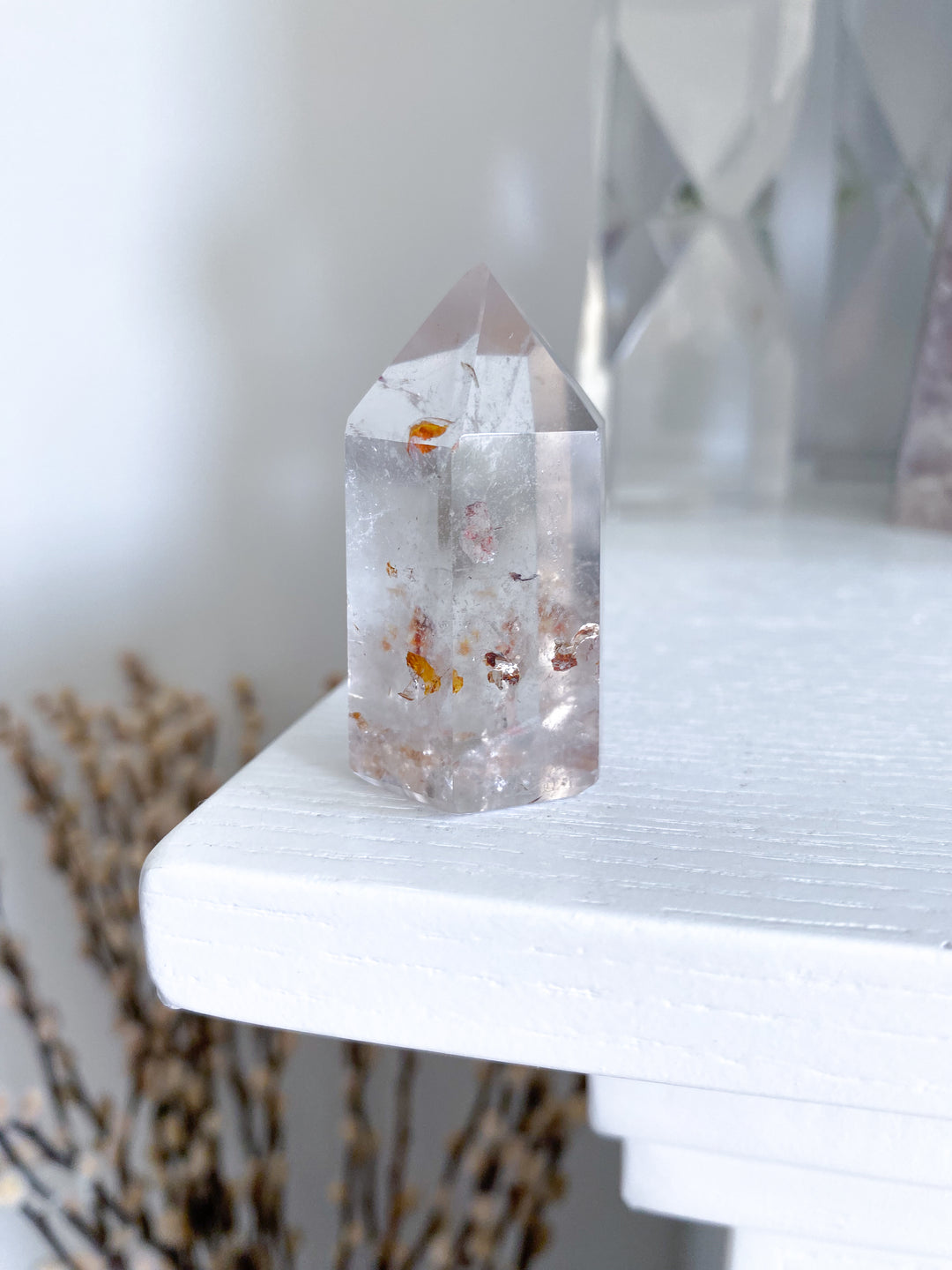 Natural Citrine Tower Point - Attract Wealth