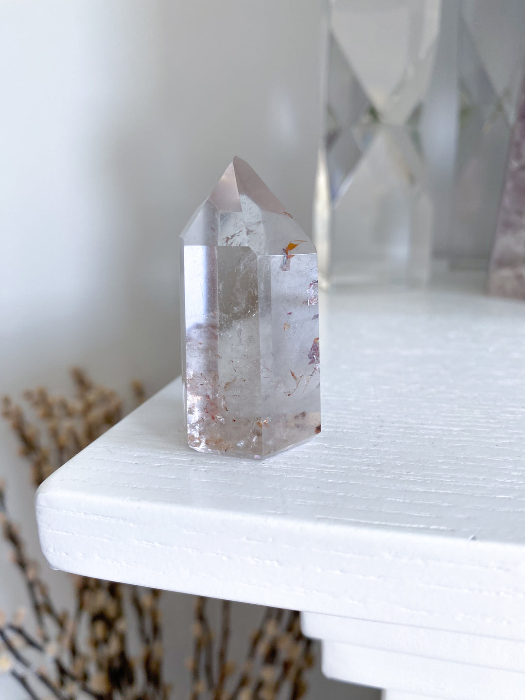 Natural Citrine Tower Point - Attract Wealth