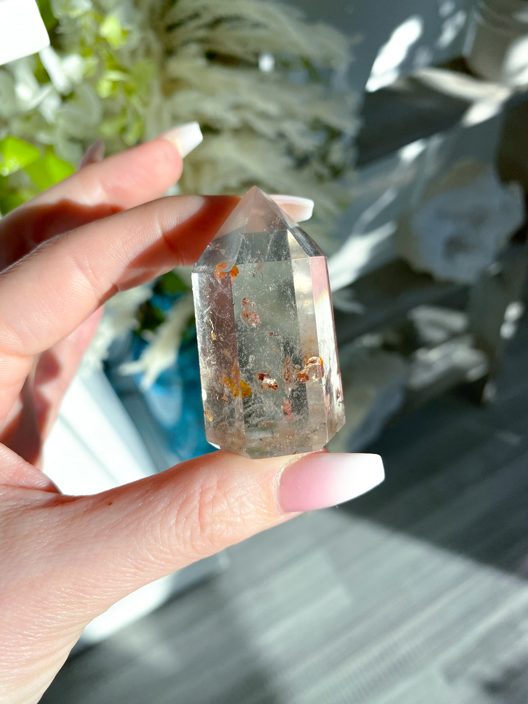 Natural Citrine Tower Point - Attract Wealth