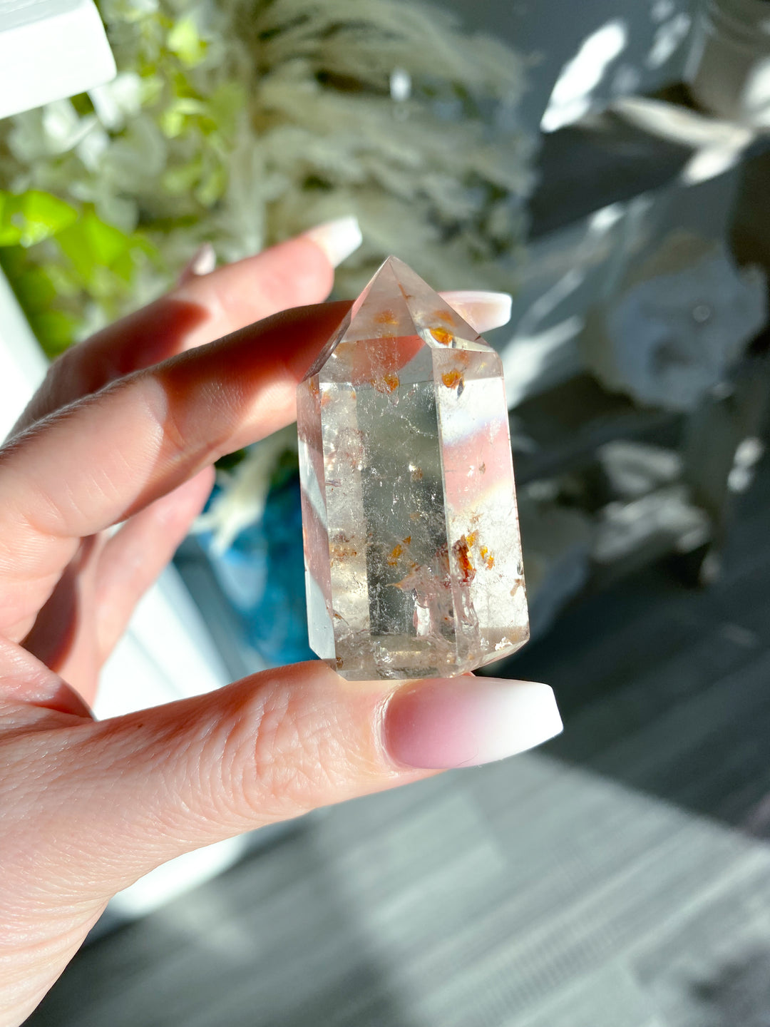 Natural Citrine Tower Point - Attract Wealth
