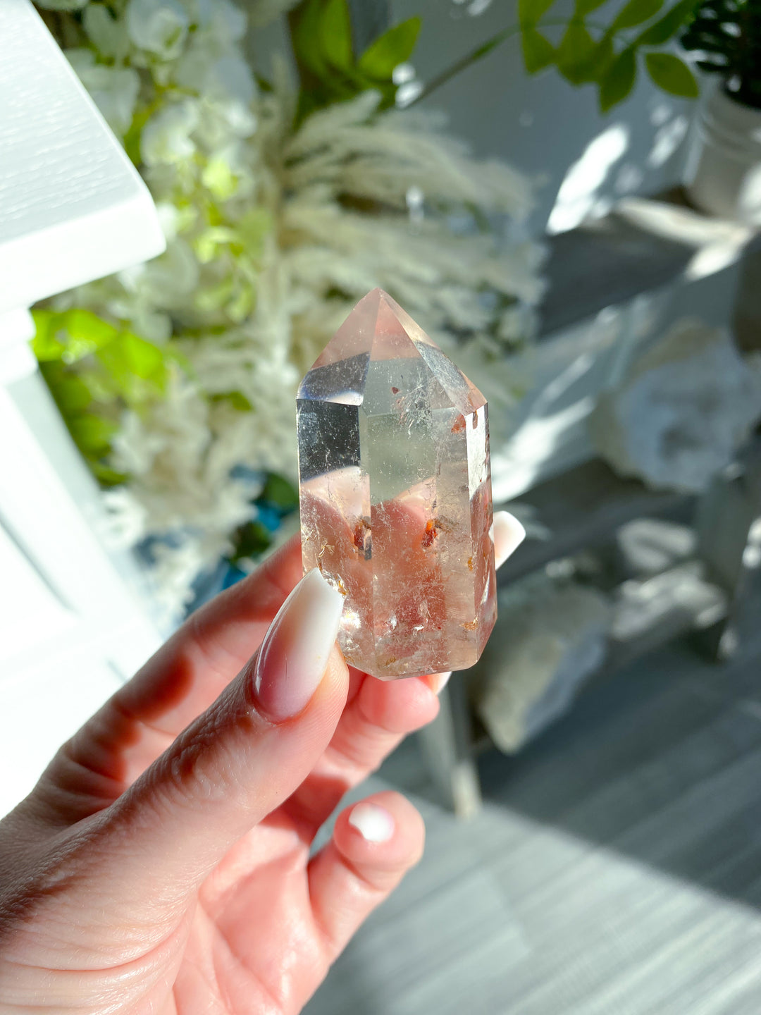 Natural Citrine Tower Point - Attract Wealth