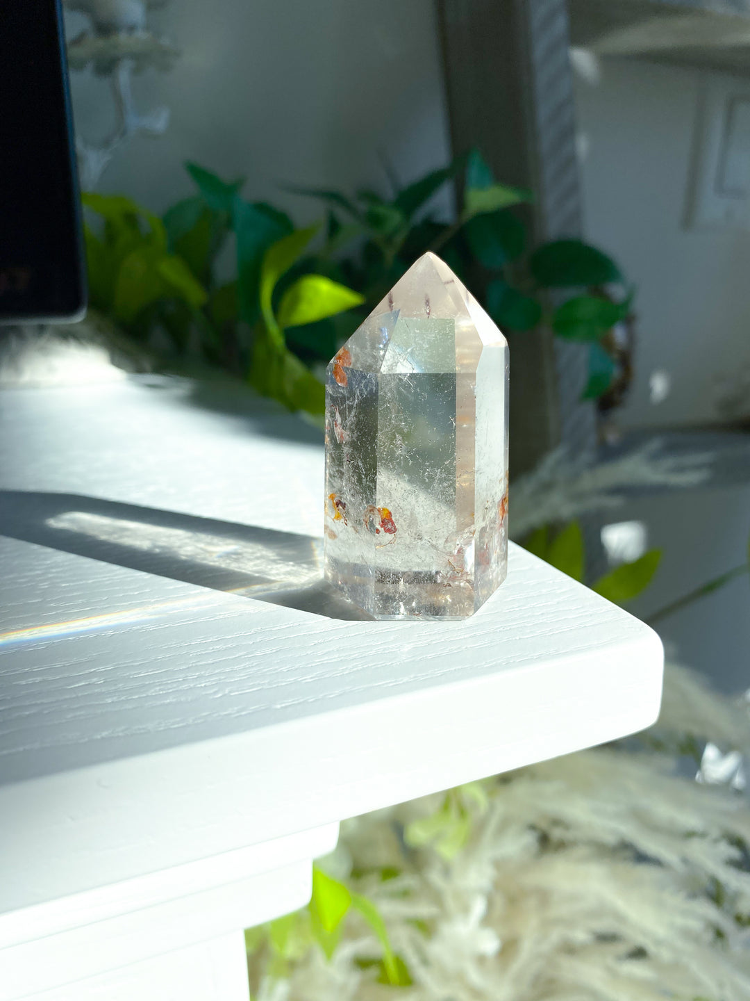 Natural Citrine Tower Point - Attract Wealth