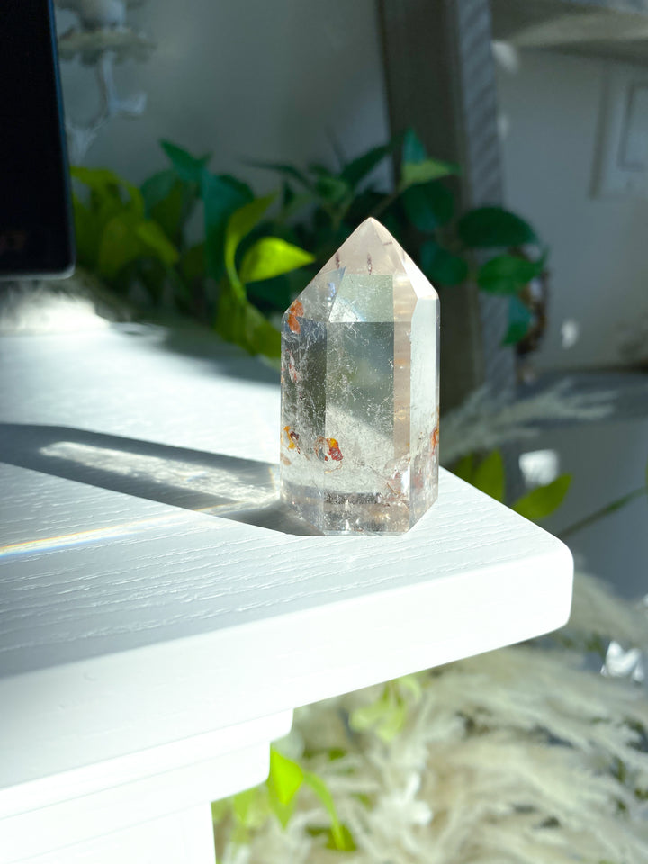 Natural Citrine Tower Point - Attract Wealth