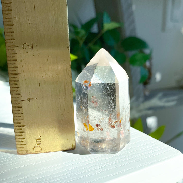 Natural Citrine Tower Point - Attract Wealth