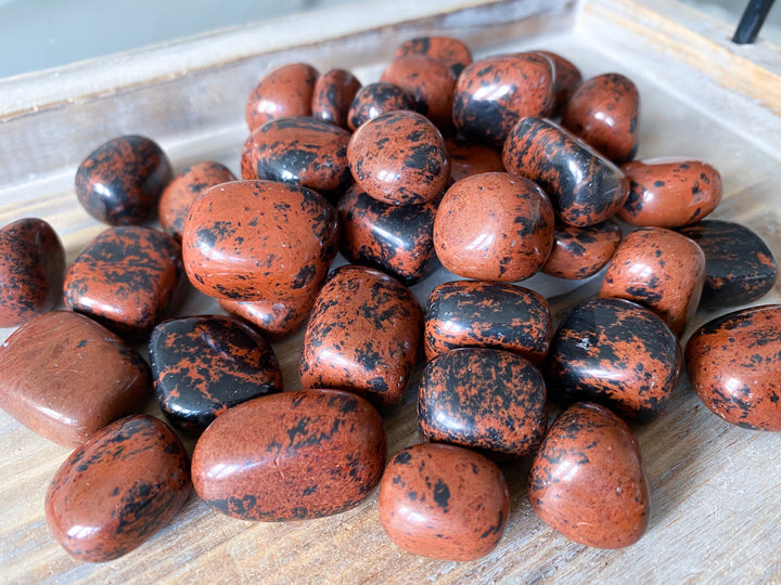 Red Mahogany Obsidian Tumble Stone