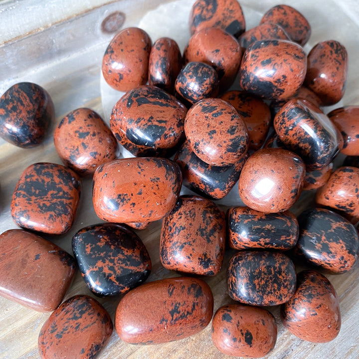 Red Mahogany Obsidian Tumble Stone