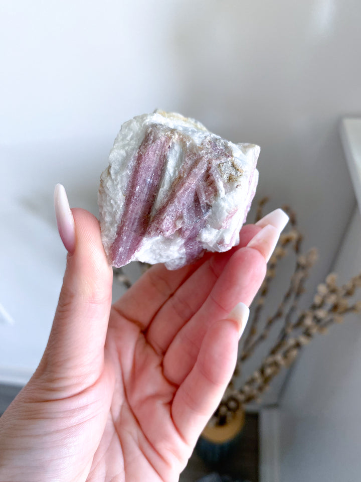 Pink Tourmaline in Quartz - Get this Exact Piece