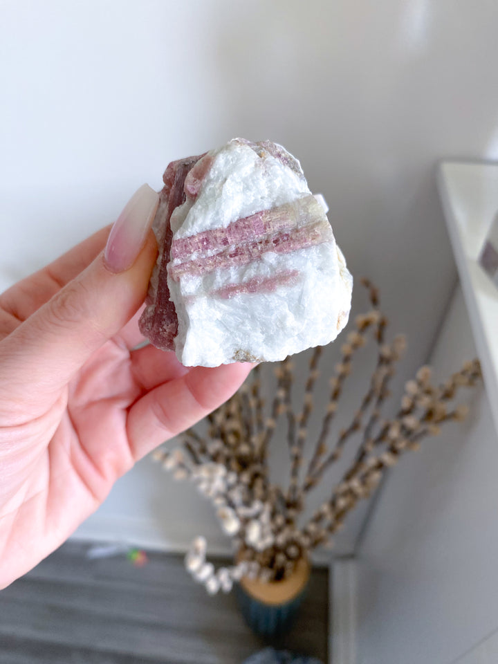 Pink Tourmaline in Quartz - Get this Exact Piece