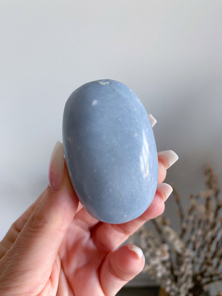 Angelite Palmstone - Get Exact Palm