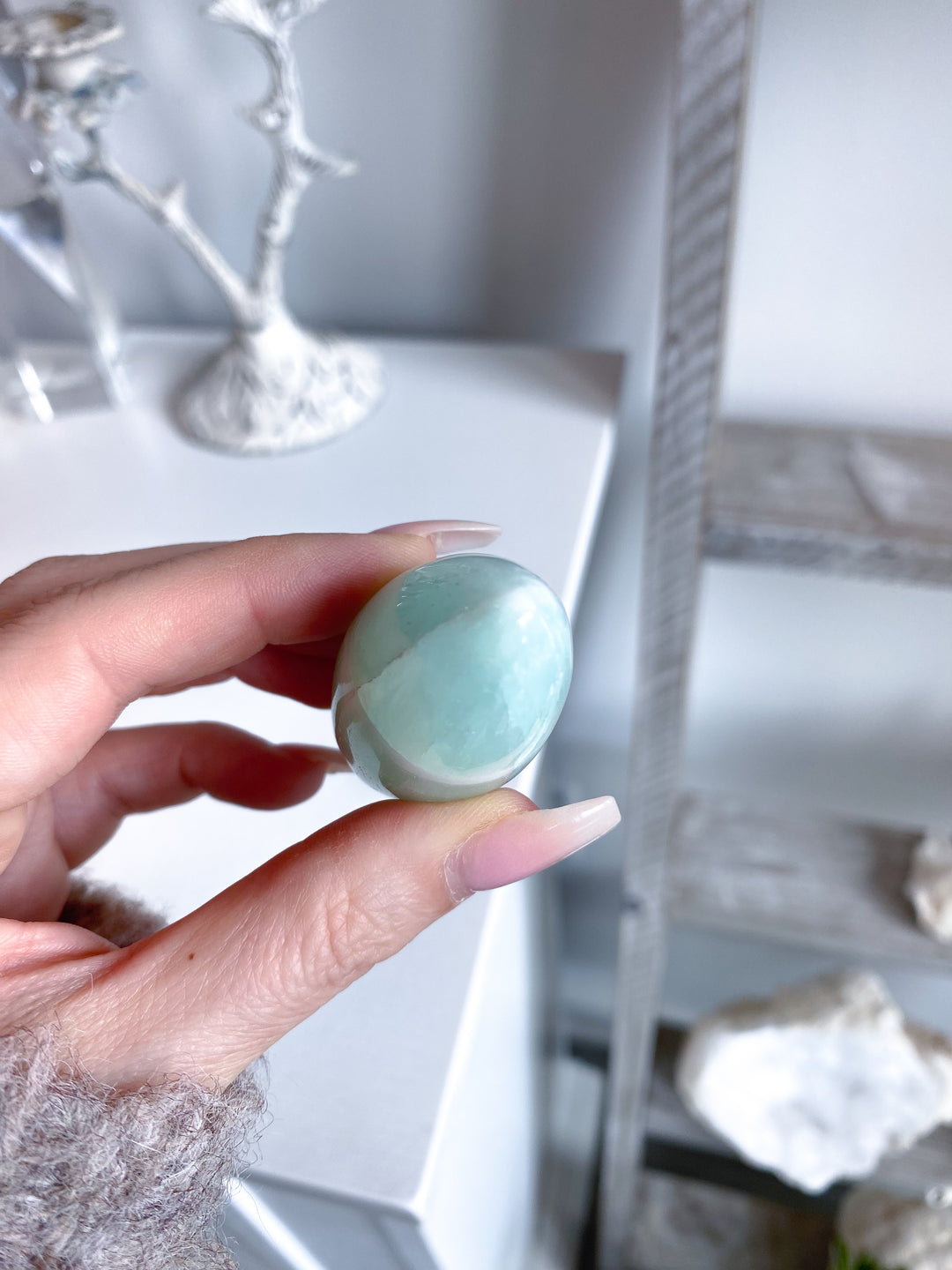 Pistachio Calcite Shiva #1 - Green Calcite