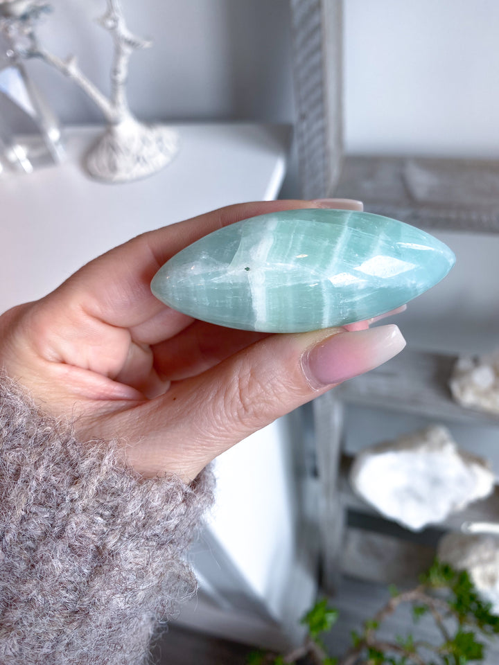 Pistachio Calcite Shiva #1 - Green Calcite