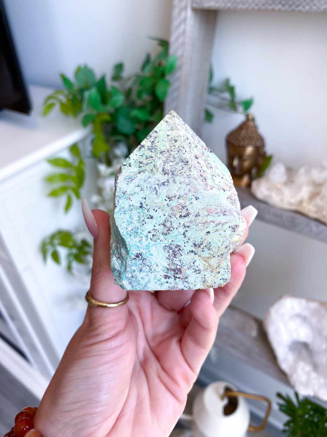 Peruvian Turquoise Top Polish #10 - Chakra Alignment