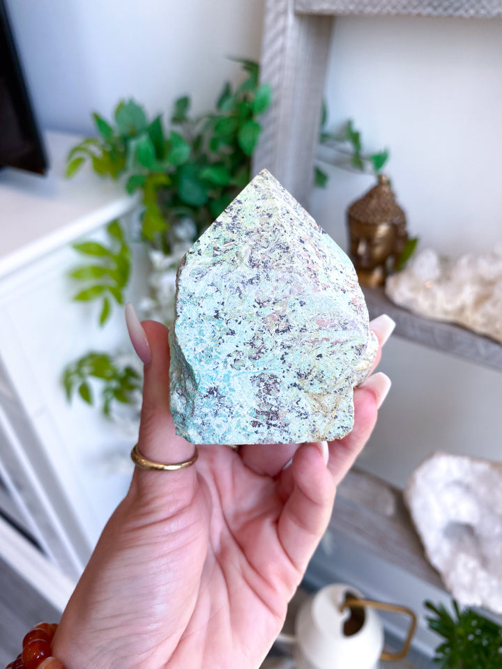 Peruvian Turquoise Top Polish #10 - Chakra Alignment