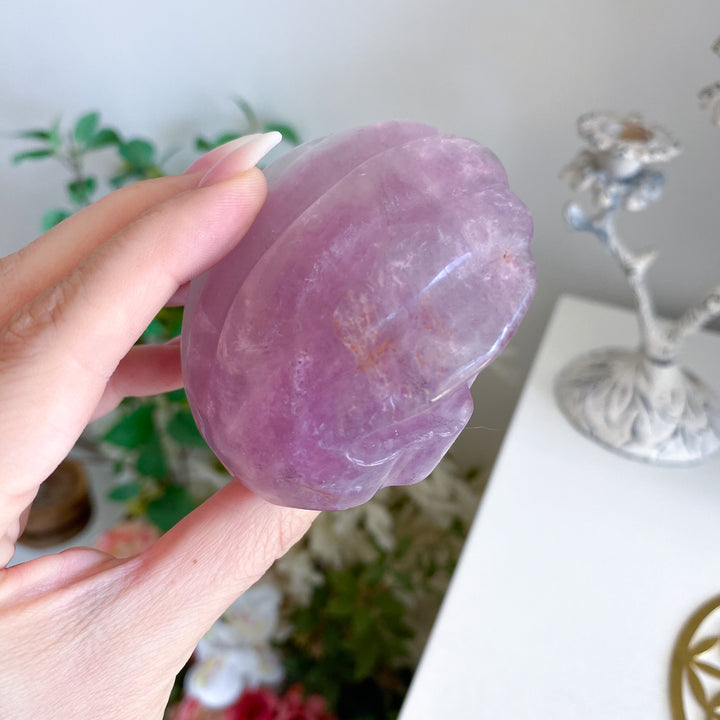 Purple Fluorite Clam Shell 