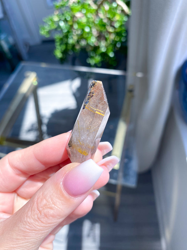 Small Golden Rutile Mini Freeform 