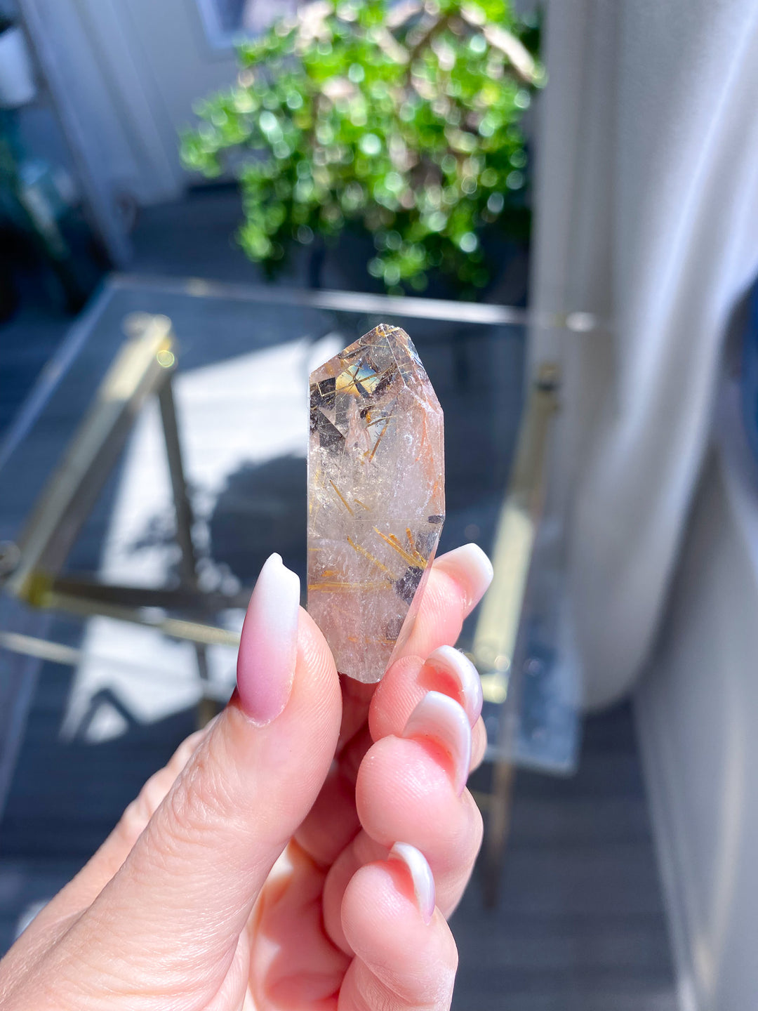 Small Golden Rutile Mini Freeform 