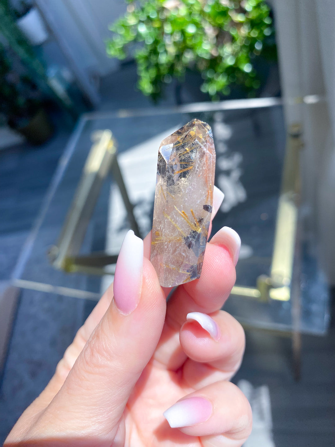 Small Golden Rutile Mini Freeform 