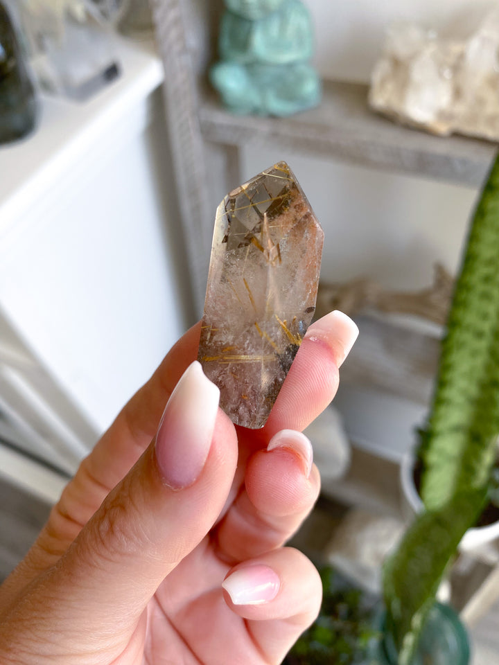 Small Golden Rutile Mini Freeform 