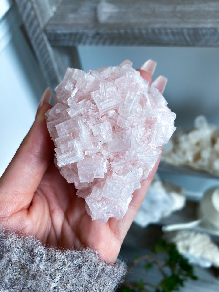 Pink Halite Cluster #2