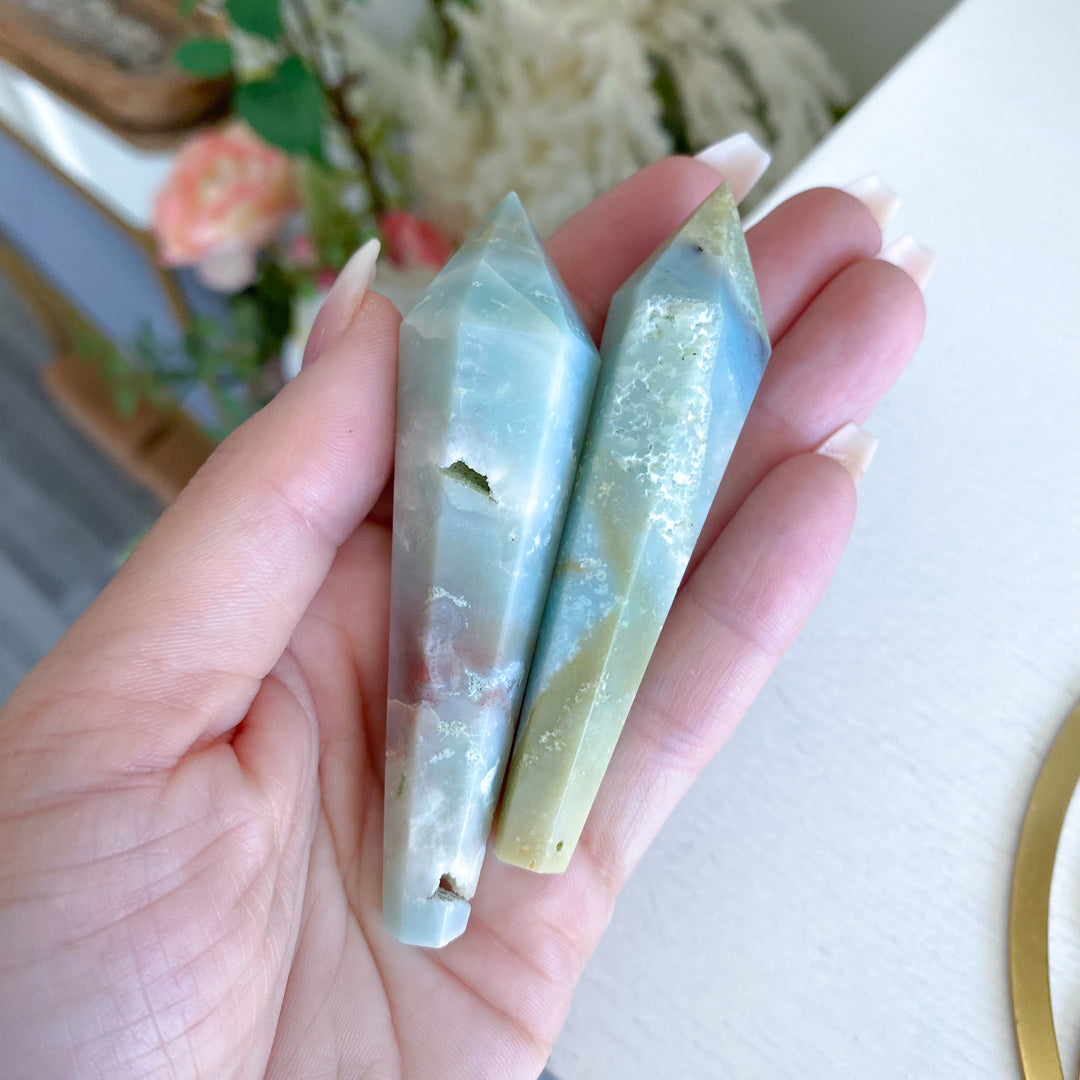 Small Amazonite Wand - Choose Your Piece