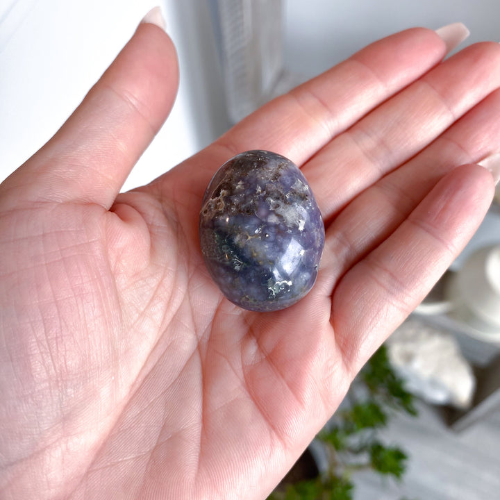 Grape Agate Tumbled Stone #1