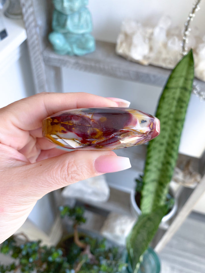 Dendritic Mookaite Mustard & Ketchup Palm #4