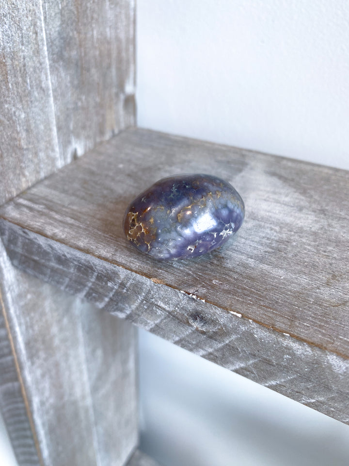 Grape Agate Tumbled Stone #1