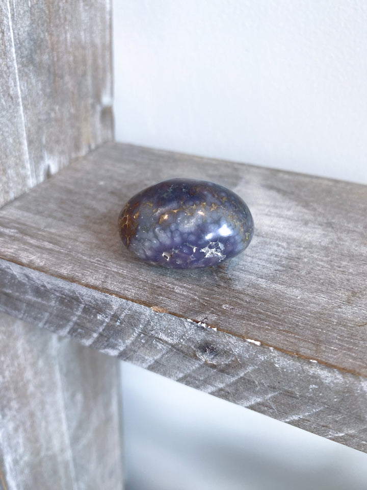 Grape Agate Tumbled Stone #1