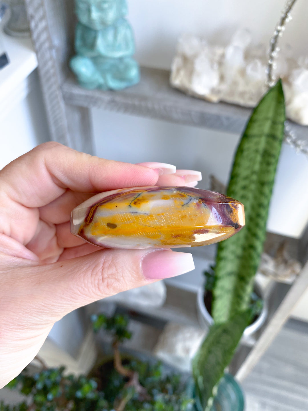Dendritic Mookaite Mustard & Ketchup Palm #4