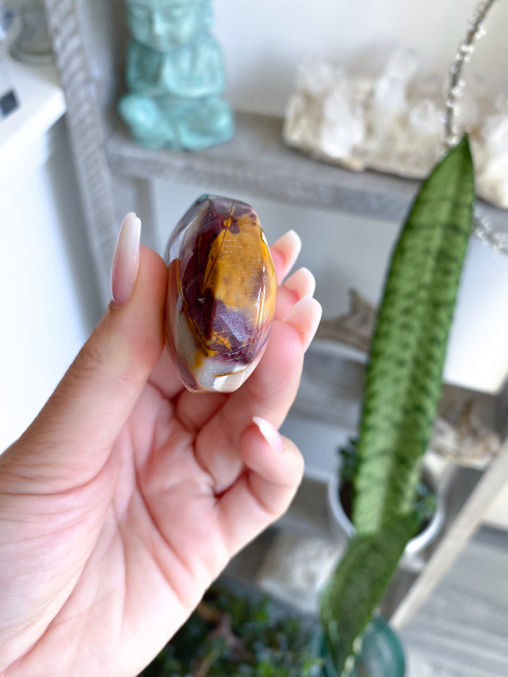 Dendritic Mookaite Mustard & Ketchup Palm #4