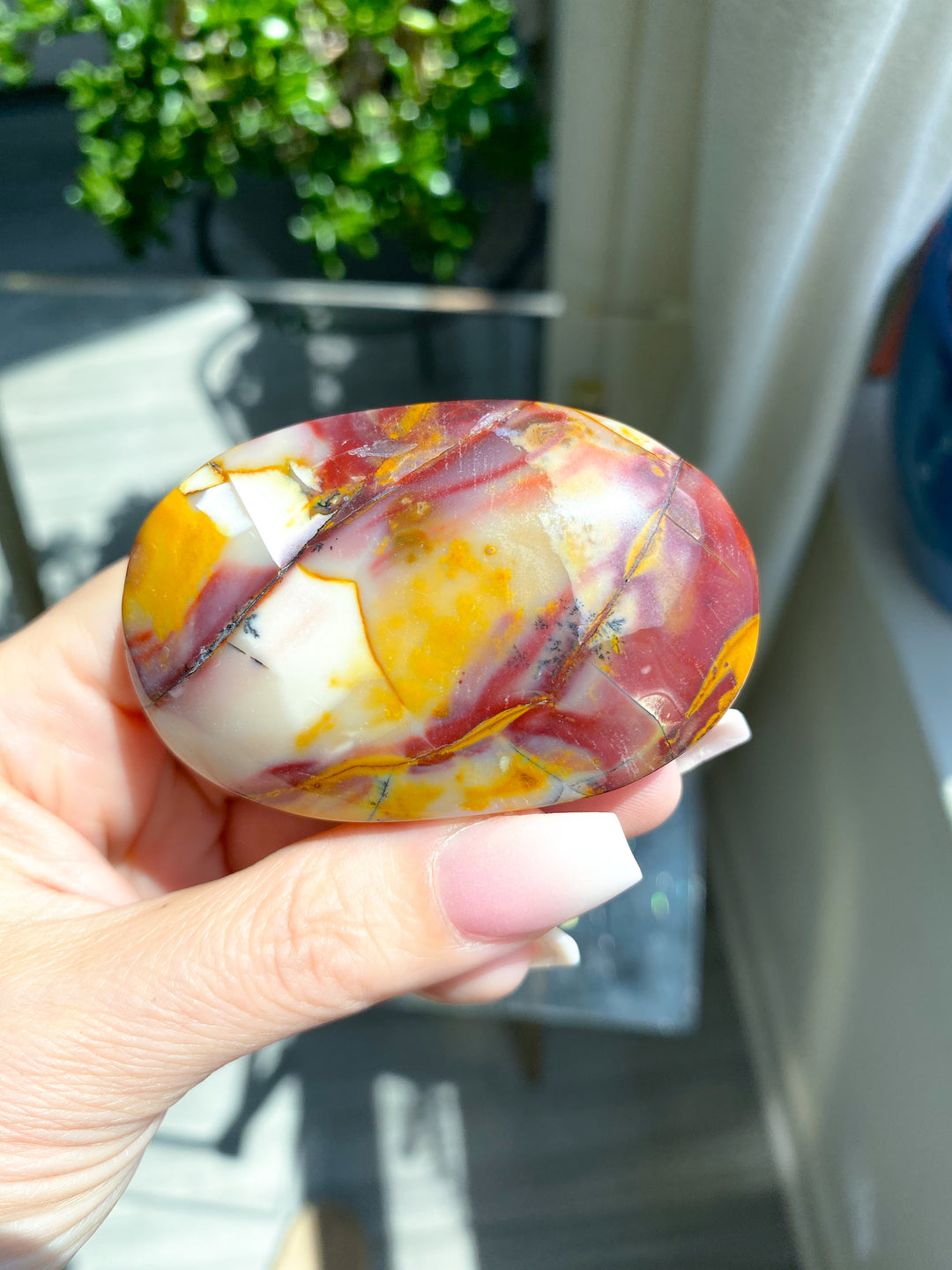 Dendritic Mookaite Mustard & Ketchup Palm #4