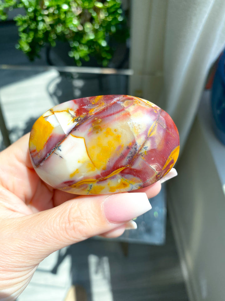 Dendritic Mookaite Mustard & Ketchup Palm #4