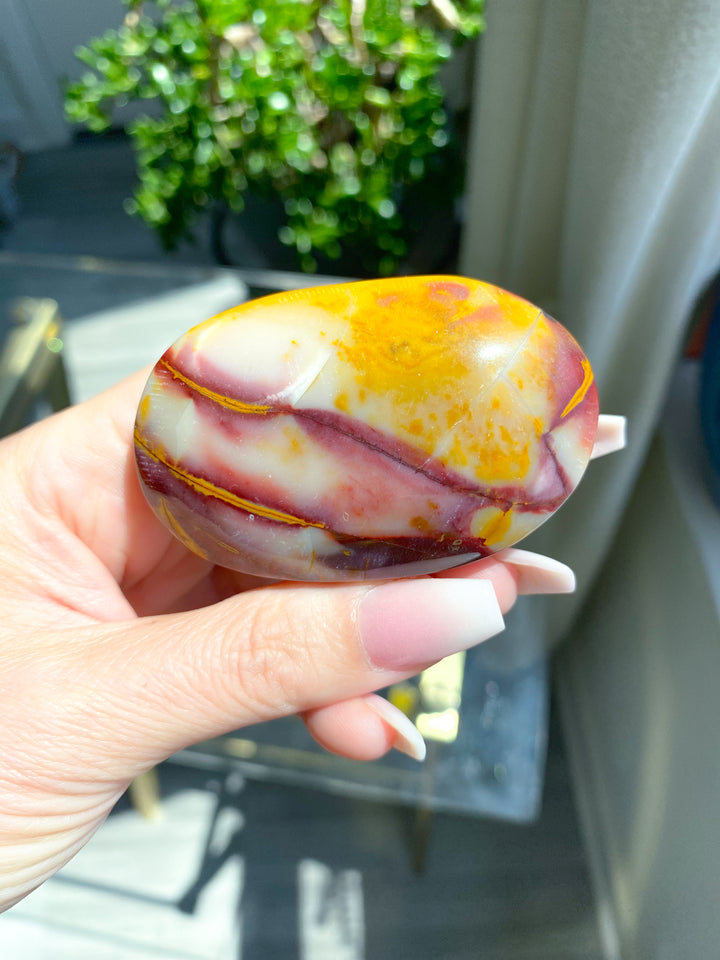 Dendritic Mookaite Mustard & Ketchup Palm #4