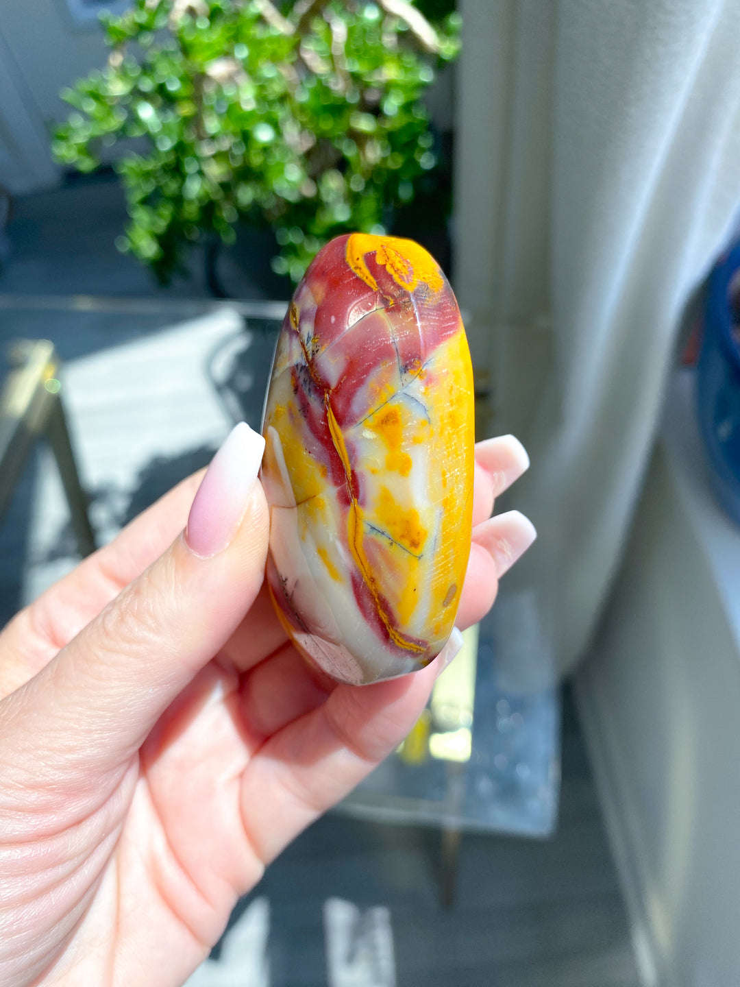 Dendritic Mookaite Mustard & Ketchup Palm #4