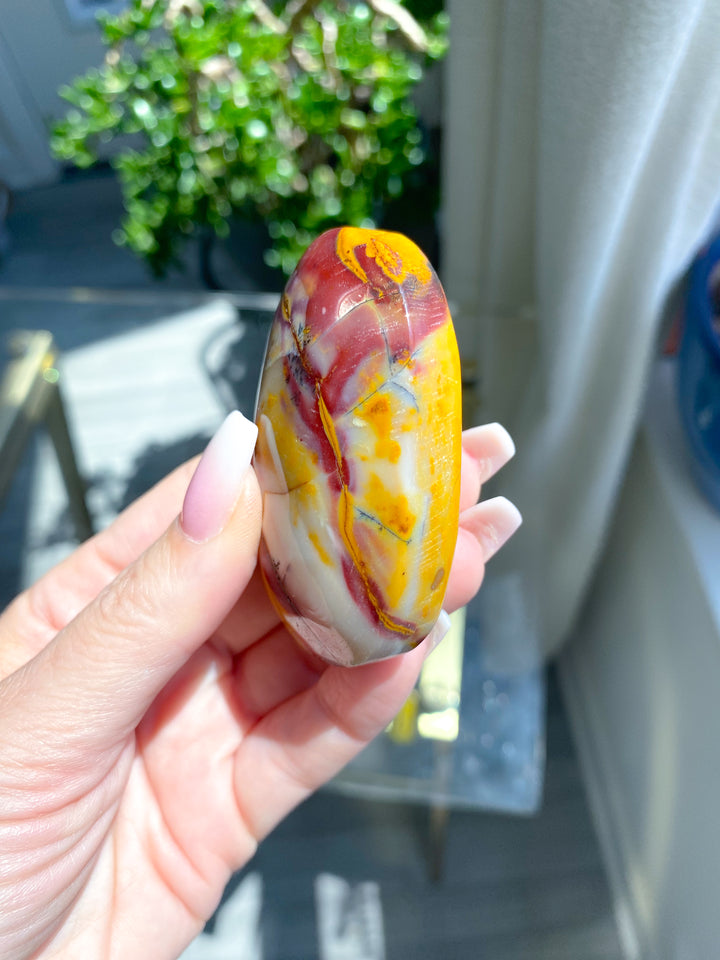 Dendritic Mookaite Mustard & Ketchup Palm #4