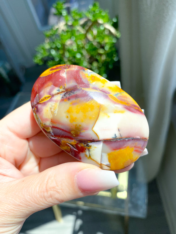 Dendritic Mookaite Mustard & Ketchup Palm #4