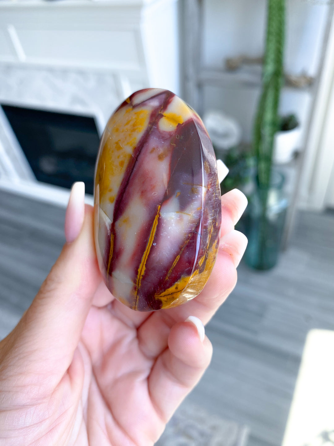 Dendritic Mookaite Mustard & Ketchup Palm #4