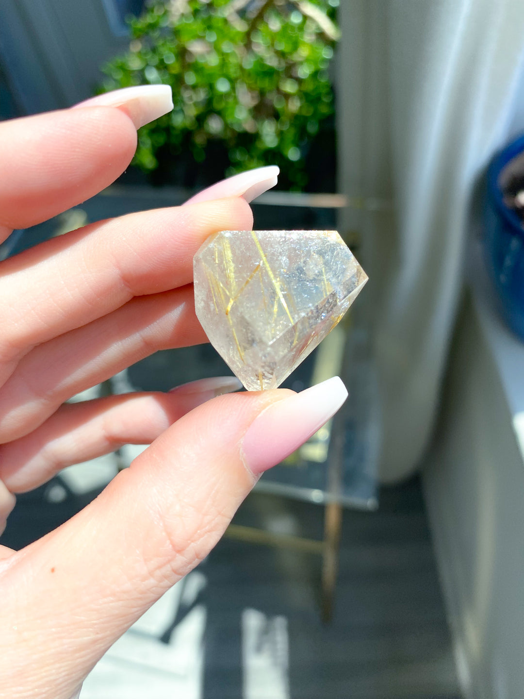 Small Golden Rutile Mini Freeform 